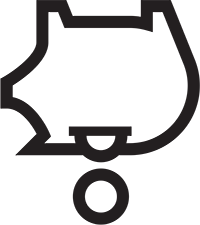 Grafisk ikon af gaeld